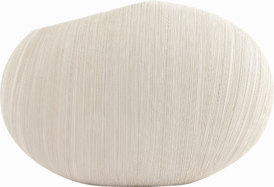 Βάζο Κεραμικό Μπεζ 27.5xΥ43cm