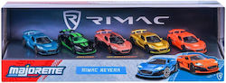 Majorette Set 5 Metal Cars Rimac Nevera 7.5cm