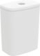 Ideal Standard Tesi Wall Mounted Plastic Rectangular High Pressure White Toilet Flush