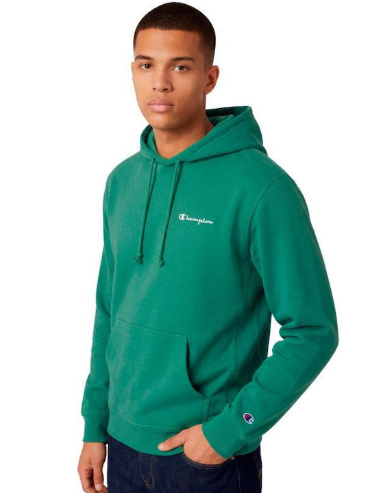Детски Суичър с Качулка и Джобове Зелен Hooded Sweatshirt