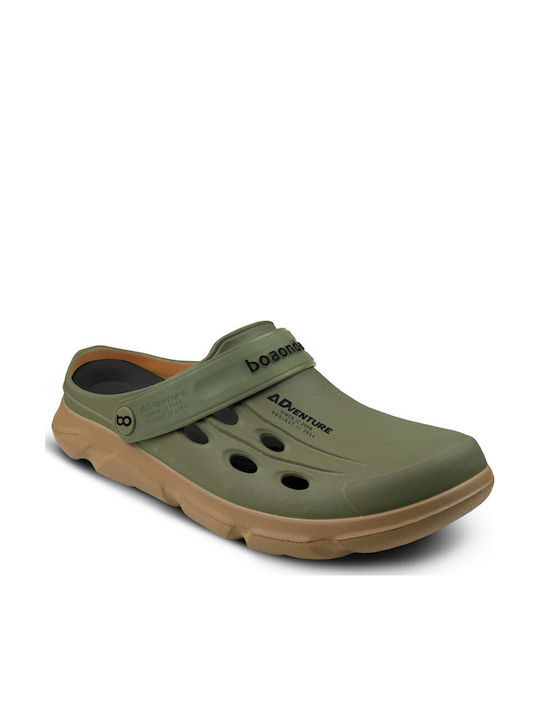 Boaonda Männliche Anatomische Holzschuhe Grüne