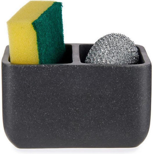 Atmosphera Gray Sponge Holder 12x11cm