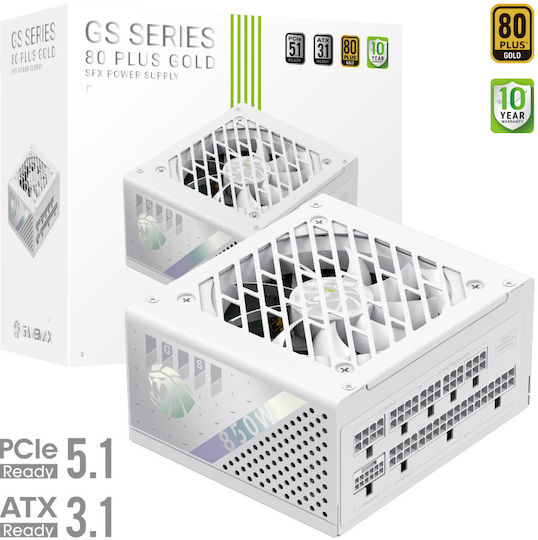 GameMax GS 850G 850W White Power Supply Full Modular 80 Plus Gold