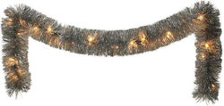 Decorative Garland 270cm 26led Silver Gray Silver