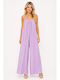 Women’s One-piece Jumpsuit Lilac SL-18538YCB-26TS-Lilac