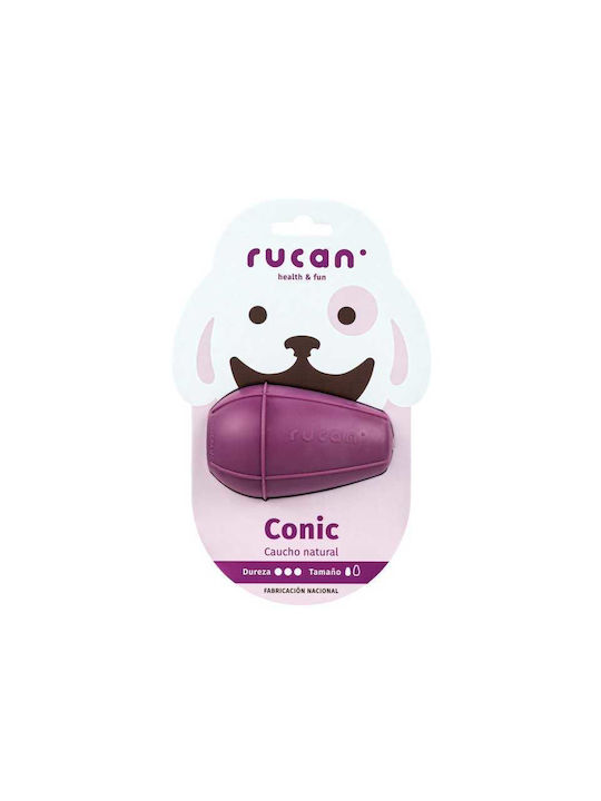 Rucan Hundespielzeug aus Gummi Groß / Mittel Lila 1Stück