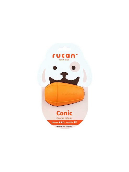 Rucan Hundespielzeug aus Gummi Groß / Mittel Orange 1Stück