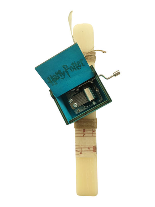Osterkerze Holz Musikbox Harry Potter Blaue