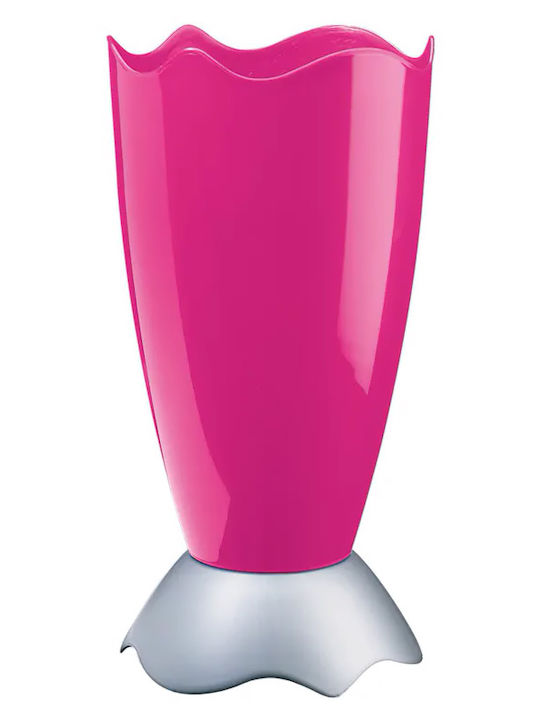 Bama Metallischer Regenschirmständer Drop Rosa 27x27x54cm