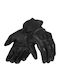 Seca Axis Men's Leather Motorcycle Gloves Black 5AXM24MQ-00