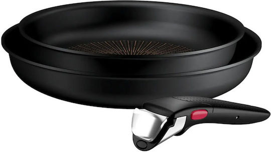 Tefal Ingenio Excellence Fusion Σετ Τηγάνια με Αντικολλητική Επίστρωση 2τμχ