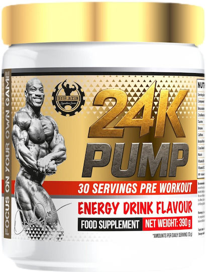 Dexter Jackson Gold 24K Pump Добавка Предтренировъчен 390гр Зелена Ябълка