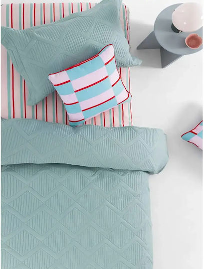 Palamaiki Sam Σετ Κουβερλί Μονό Microfiber Denim 160x240cm 2τμχ