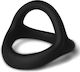 Aph Hard Splitter Silicone Ring Type Δαχτυλίδι Πέους Μαύρο Σιλικόνης By2004