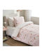 Vesta Home Παπλωματοθήκη Μονή 170x240 Kelly Ροζ