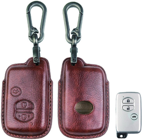 Husă Din Piele Pentru Cheie Auto Toyota 3 Butoane