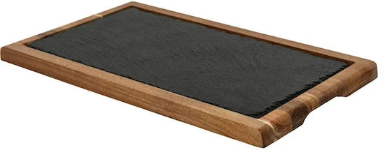 Hölzernes Servierplatte 39x24cm pl1059