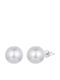 Daskalakis Set Silver Stud Earrings with Stones & Pearls