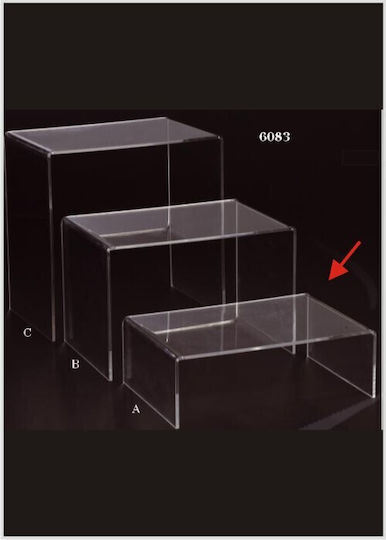 Display Cabinet Table Plexiglass P 20x60x40cm 165.031.0129.11
