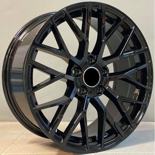 Audi Style 1349 8x18 5x112 Et35 Black Glossy