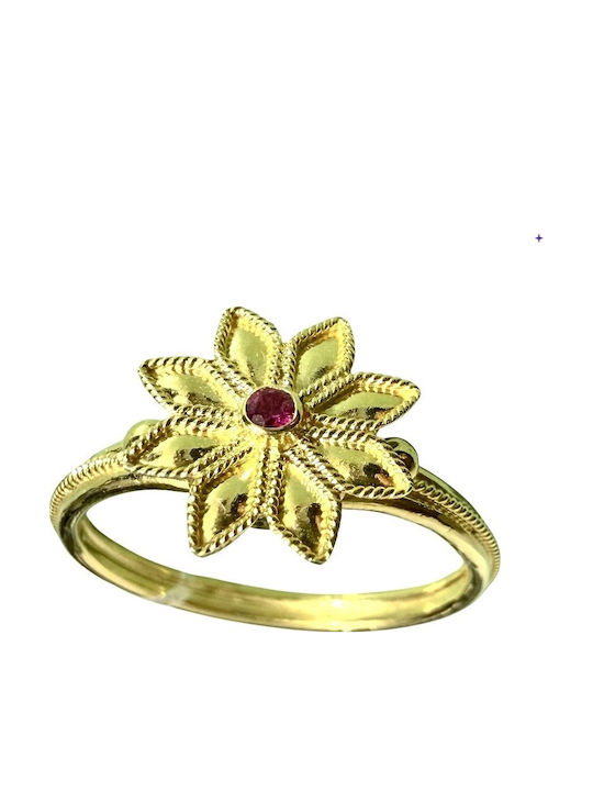 Damaskos Damenring Gold 18K