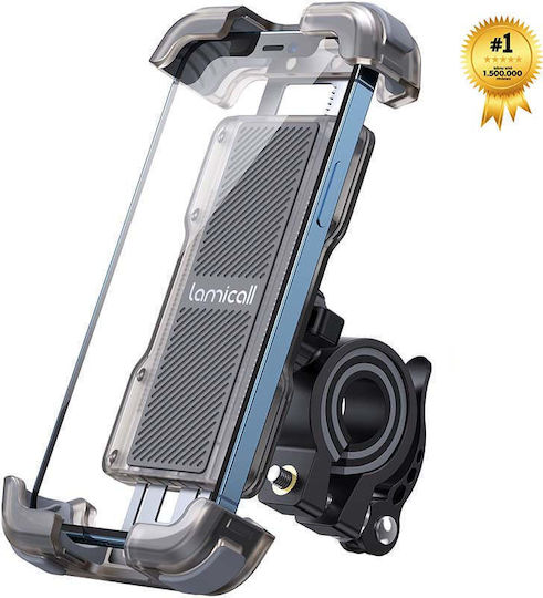 Lamicall Bp03 Phone Mount Handlebar Bicycle Reinforced Arm Transparent