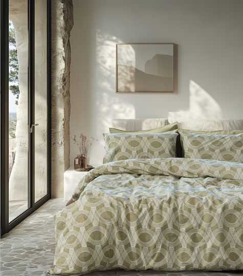 Lino Home Loomo Σετ Olive 52x75cm 1800002181