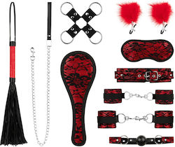 Bedroom Fantasies BDSM Kit σε Κόκκινο Χρώμα 8τμχ