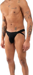 Burn Lenjerie Bărbătească Jockstrap Negru