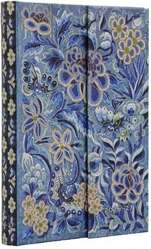 18 Month Academic Weekly 2026-2027 Blue Willow Mini Horizontal Paperblanks 9780349718736