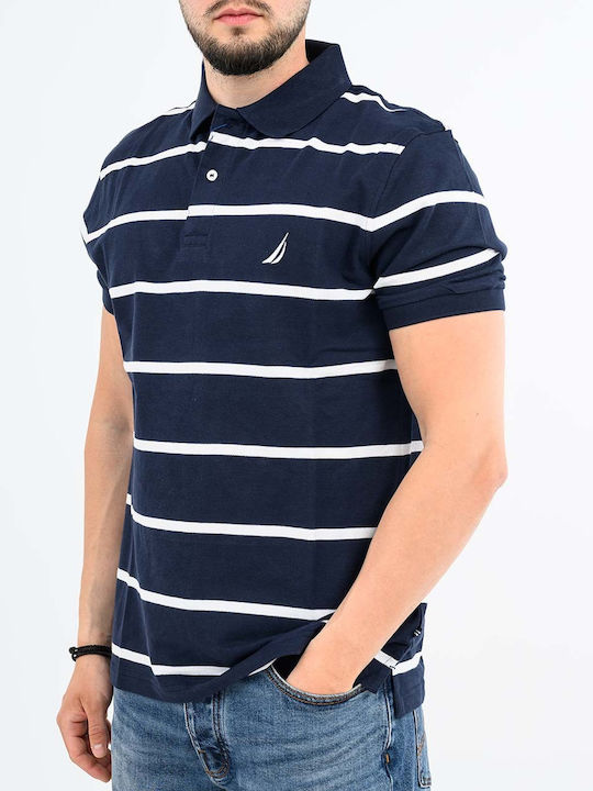 Polo Short Sleeve Blouse Navy Blue