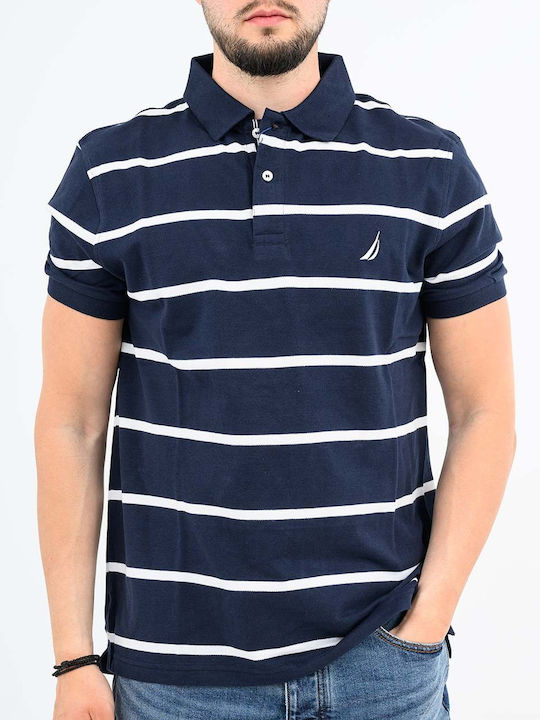Nautica Polo Μπλούζα Κοντομάνικη Navyblue