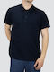 Polo Bluza Tricou Cu Mânecă Scurtă Albastru Marin