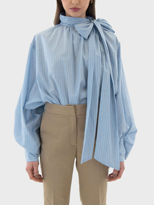 MY T Women's Blouse Cotton Long Sleeve with Zip...