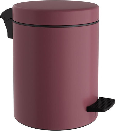 Pam & Co Inox Badezimmer Mülleimer Soft Close 3lt Rote Pam & Co Inox Badezimmer Mülleimer Soft Close 3lt Rote