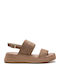 Sommer Damenplattformen Beige