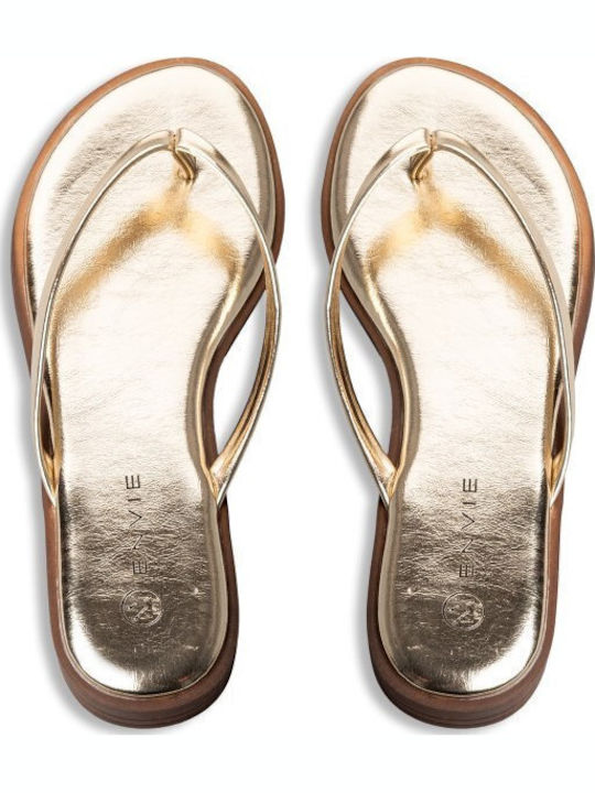 Envie Shoes Γυναικεία Σανδάλια Χρυσά