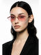 Riverio Women's Sunglasses with Gold Metallic Frame and Red Gradient Lenses RVGF6206-6