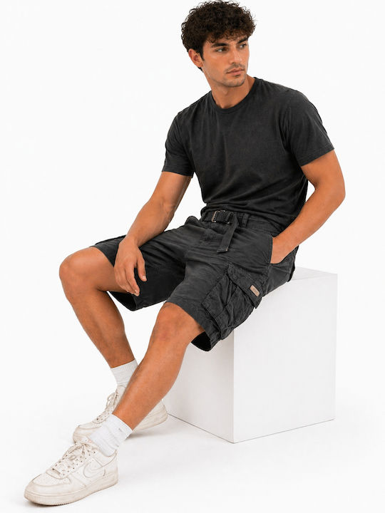 Double Men's Cargo Gray Shorts