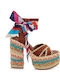 Suede Sandals Tabac Brown