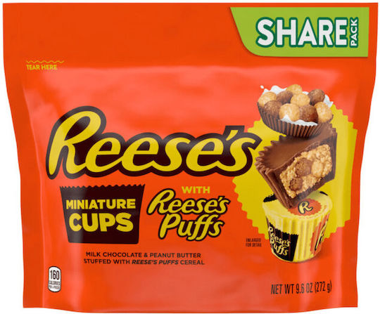 Reese's Miniature Cups Bomboane De Ciocolată Lapte Unt De Arahide 272gr