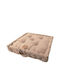 ArteLibre ArteLibre Zierkissen Bodenkissen Beige 40x40cm