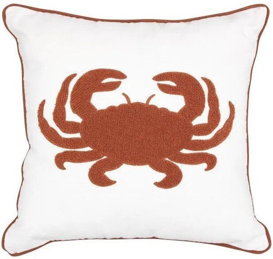 Atmosphera Μαξιλάρι Καναπέ Oceania White 45x45εκ.