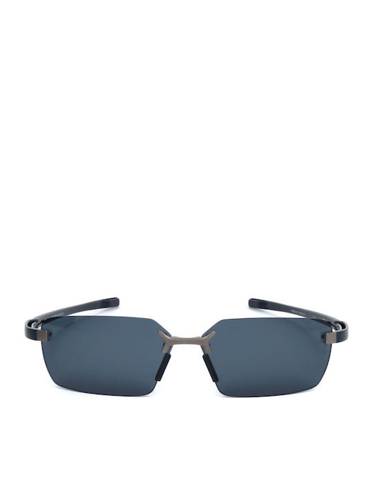 TAG Heuer Herren Sonnenbrillen mit Grauem Rahmen und Blauen Gläsern