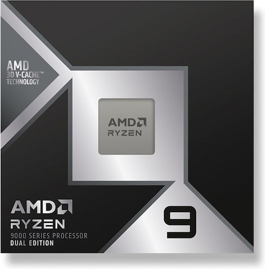 AMD Ryzen 9 9950X3D2 Dual Edition 4.3GHz CPU-Prozessor 16 Kerne für Steckdose AM5 Tablett