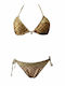 Bikini Set Triangle & Brazil Gold
