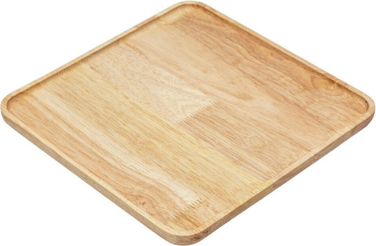 Hölzernes Servierplatte 27x27cm PL604.004