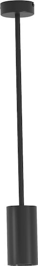 Aca LED Smart Κρεμαστό Φωτιστικό Μαύρο 80x16x80.3εκ.