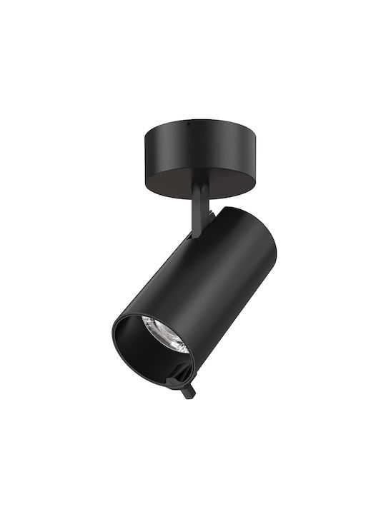 Aca Double Adjustable White LED Spot in Black Colour