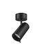 Aca Double Adjustable White LED Spot in Black Colour
